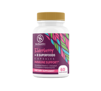 Elderberry + 8 Superfoods Capsules (60 Capsules)