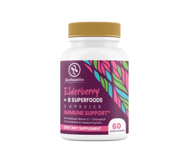 Elderberry + 8 Superfoods Capsules (60 Capsules)