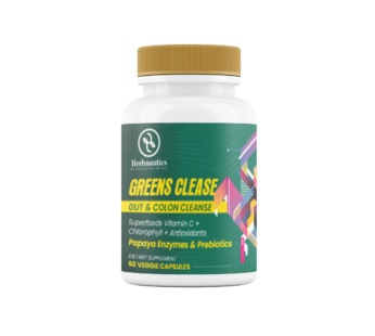 Greens Cleanse – Gut & Colon Cleanse Capsules (60 Capsules)