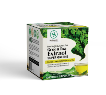 Moringa & Matcha Green Tea Extract Super Greens (120C)