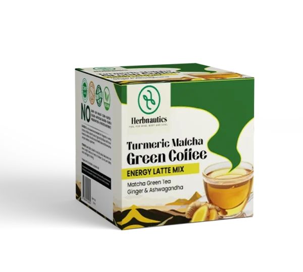 Turmeric Matcha Green Coffee Energy Latte Mix (8oz)