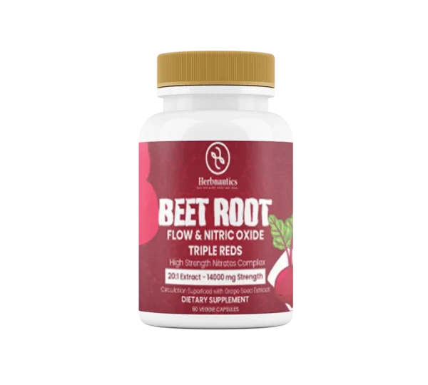 Beet Root Flow & Nitric Oxide Triple Reds 60 C